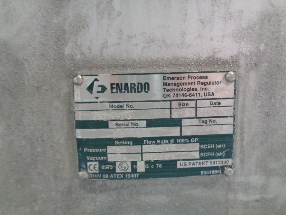 Enardo 8" 150# Pressure Vacuum Relief Vent Valve 950-8-113